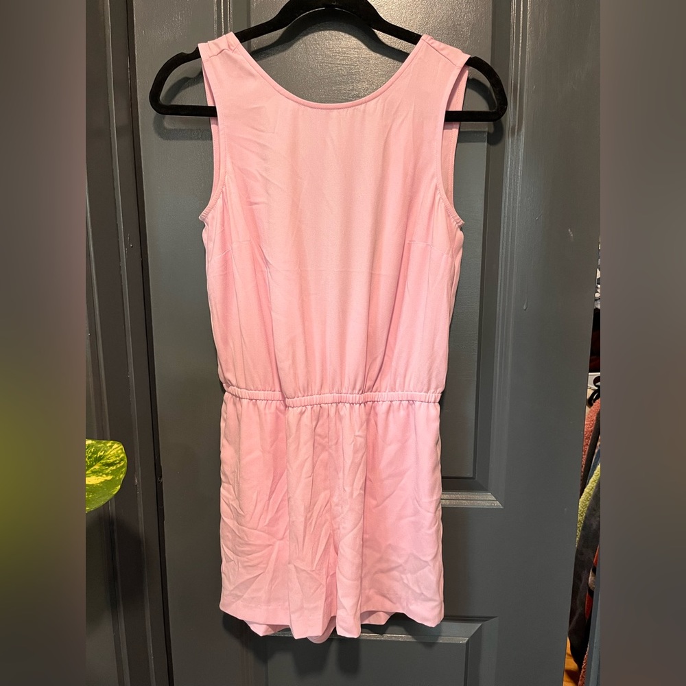 Banana Republic womens lift weigh pink romper
